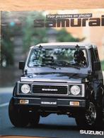 Autofolder/Brochure Suzuki Samurai   1988   16 pagina's   NL, Boeken, Auto's | Folders en Tijdschriften, Nieuw, Overige merken