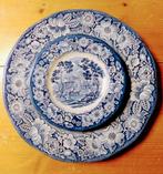 4 Liberty blue borden en schaaltje Blauw wit, Ophalen of Verzenden