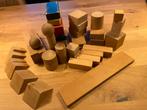 Houten Bouwblokken Set, Ophalen, Gebruikt, Overige merken