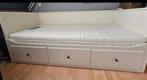 hemnes bedbank, Ophalen, Wit, Tweepersoons, 80 cm