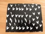 10 kadozakjes klein zwart met wit hartje, Diversen, Cadeaupapier, Ophalen of Verzenden, Nieuw