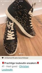 Prachtige louboutin heren sneakers Mt 41, Ophalen, Christian Louboutin, Zwart, Sneakers of Gympen