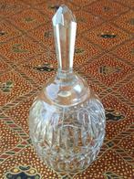 Mooie oude tafelbel uit Engeland van kristal 19 cm., Ophalen of Verzenden