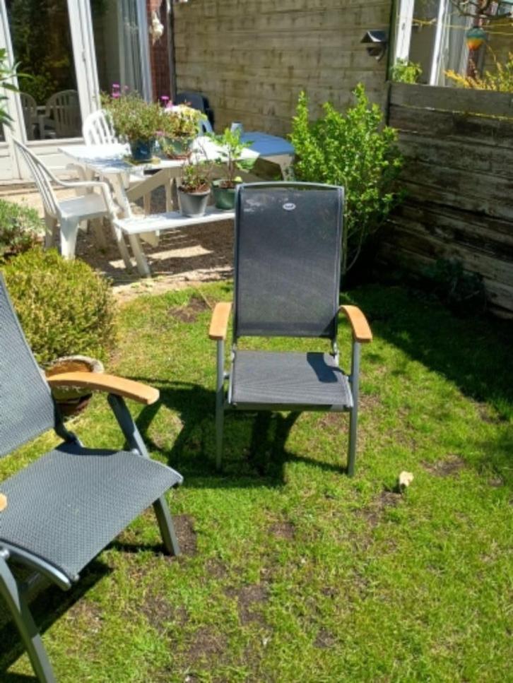 Hartman tuinstoel, Tuin en Terras, Tuinstoelen, Nieuw, Kunststof, Inklapbaar, Verstelbaar, Ophalen