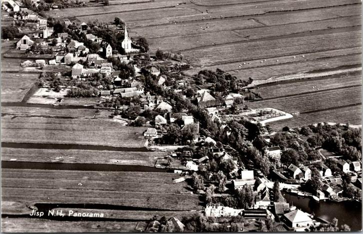 Jisp - Panorama luchtfoto, Verzamelen, Ansichtkaarten | Nederland, Ongelopen, Noord-Holland, 1960 tot 1980, Verzenden