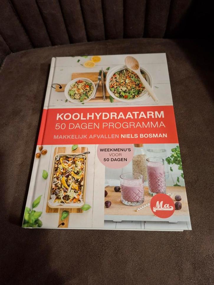 Koolhydraatarm 50 dagen programma - Niels Bosman, Boeken, Kookboeken, Zo goed als nieuw, Ophalen of Verzenden