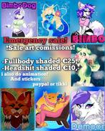 Fursuit fursona art comission, Ophalen of Verzenden, Zo goed als nieuw