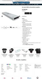B2 Audio ZERO 15 Monoblok versteker 15000W RMS, Auto diversen, Autospeakers, Plantevej 35, 2870 Dyssegaard, Denmark, ., Nieuw