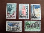 ALGERIJE 1962; serie (5) DIVERSE VOORSTELLINGEN, Verzenden, Overige landen, Postfris