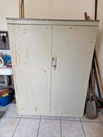 industriële ijzeren kast, Huis en Inrichting, Kasten | Roldeurkasten en Archiefkasten, Ophalen, Gebruikt, 25 tot 50 cm, 100 tot 150 cm