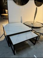 Moderne salontafel sinter stone set, 45 tot 60 cm, Overige materialen, Vierkant, Nieuw