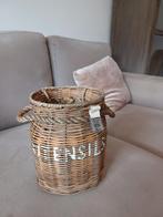 Riviera Maison rattan mand, Ophalen, Zo goed als nieuw, Rond, Riet