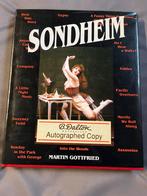 Gesigneerd Sondheim boek door Martin Gottfried, Ophalen of Verzenden, Gelezen, Amerika