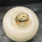 18k gouden ring heren mercedes nugget model, 20 of groter, Heer, Ophalen of Verzenden, Zo goed als nieuw