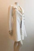 Pauw witte linnen katoenen zomer jas  maat 40, Kleding | Dames, Ophalen of Verzenden, Zo goed als nieuw, Maat 38/40 (M), Wit