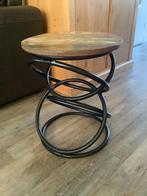 Ronde bijzet tafeltje, Ophalen, 50 tot 100 cm, Zo goed als nieuw, Minder dan 100 cm