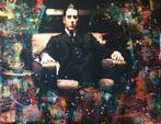 The Godfather- Michael Corleone- Mixed Media- Canvasdoek, Ophalen of Verzenden, Nieuw, Minder dan 50 cm, Schilderij