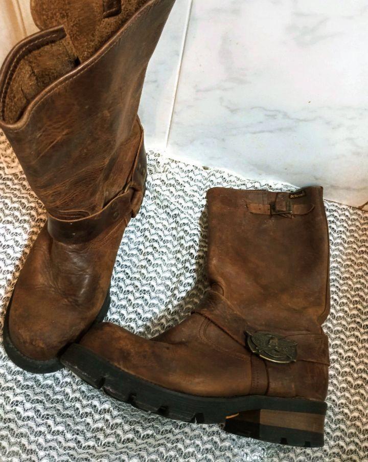 Fraaie leren casual heren boots!, Kleding | Heren, Schoenen, Zo goed als nieuw, Boots, Bruin, Ophalen of Verzenden