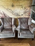 2 Prachtige als nieuw Oor Fauteuils, Ophalen, Chesterfield, 75 tot 100 cm, Zo goed als nieuw