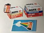 Setje stickers AGFA fotorolletjes (fotografie), Verzamelen, Verzenden, Zo goed als nieuw, Merk