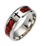 ring in zilverkleur in 2 maten - nieuw, Ophalen of Verzenden, Nieuw, Sieraad, Overige religies