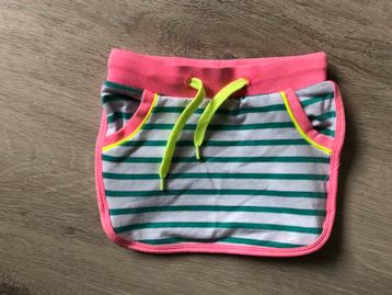 Bakkaboe rok roze groen strepen maat 80 beschikbaar voor biedingen