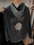 Loavies lange hoodie trui M, Verzenden, Zo goed als nieuw, Maat 38/40 (M), Grijs
