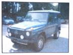 Mercedes G-klasse W460 230GE 1984 Gestrand Project, Auto's, Oldtimers, Stof, Blauw, 2300 cc, Mercedes-Benz