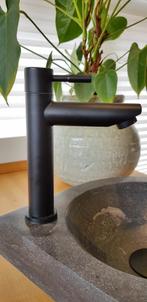 Fontein Kraan ZWART Wastafelkraan Toilet TOPKWALITEIT, Minder dan 50 cm, Nieuw, Ophalen of Verzenden, Minder dan 100 cm