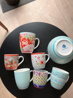 6 bekers en 1 schaaltje Albert Heijn, Huis en Inrichting, Keuken | Servies, Ophalen of Verzenden, Zo goed als nieuw, Overige stijlen