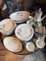 Edelstein Bavaria Vintage Servies bloemen rozen grijs/wit, Antiek en Kunst, Antiek | Servies compleet, Ophalen