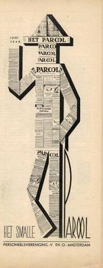 Simon Carmiggelt in "Het Smalle Parool" - Juni 1948., Ophalen of Verzenden, Zo goed als nieuw, Muziek, Film of Tv