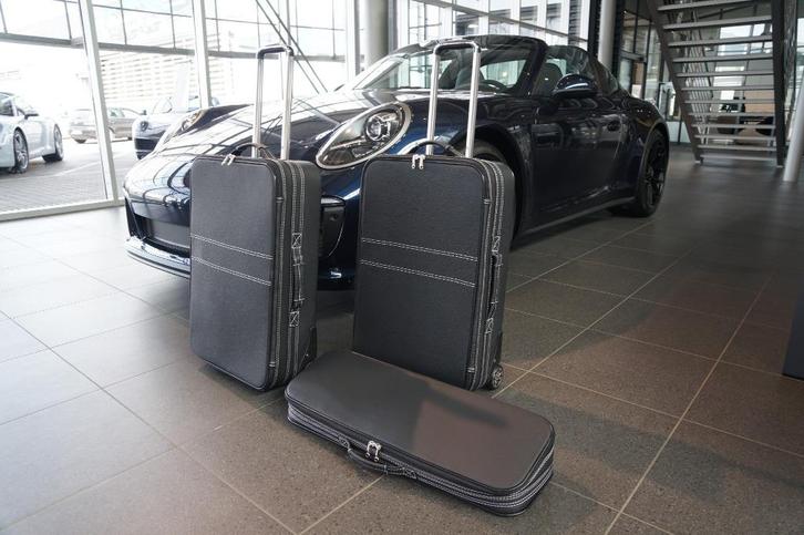Roadsterbag lederen kofferset Porsche 911 991, Auto diversen, Auto-accessoires, Nieuw, Verzenden