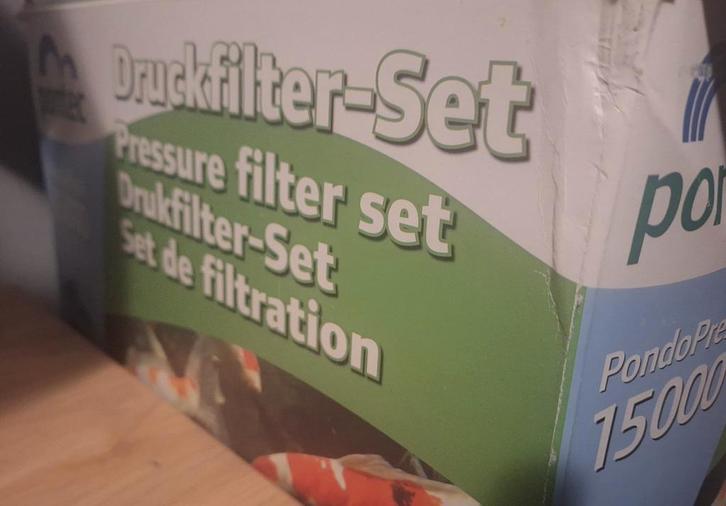 NIEUW VIJVER DRUKFILTER EN LUCHTPOMP + extras, Tuin en Terras, Vijvers, Nieuw, Ophalen