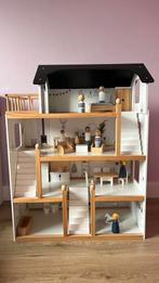 Petite amelie poppenhuis met meubels en 8 poppetjes, Kinderen en Baby's, Ophalen, Poppenhuis