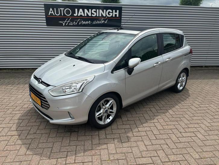 Ford B-MAX 1.0 EcoBoost Titanium met Panoramadak! | Clima |, Auto's, Ford, Bedrijf, Te koop, B-Max, ABS, Achteruitrijcamera, Airbags