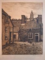 Ets van Anna S. Batelt: Meisje met Kippen, Ophalen of Verzenden