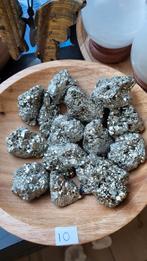 Prachtige ruwe stukken pyriet, Ophalen of Verzenden, Mineraal
