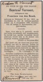 Henricus Vervoort 1910 Schijndel + 1950 Schijndel, 40 jaar, Verzenden