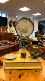 Zeldzame Art Nouveau weegschaal van W.C. Olland. Kattenkop., Antiek en Kunst, Ophalen