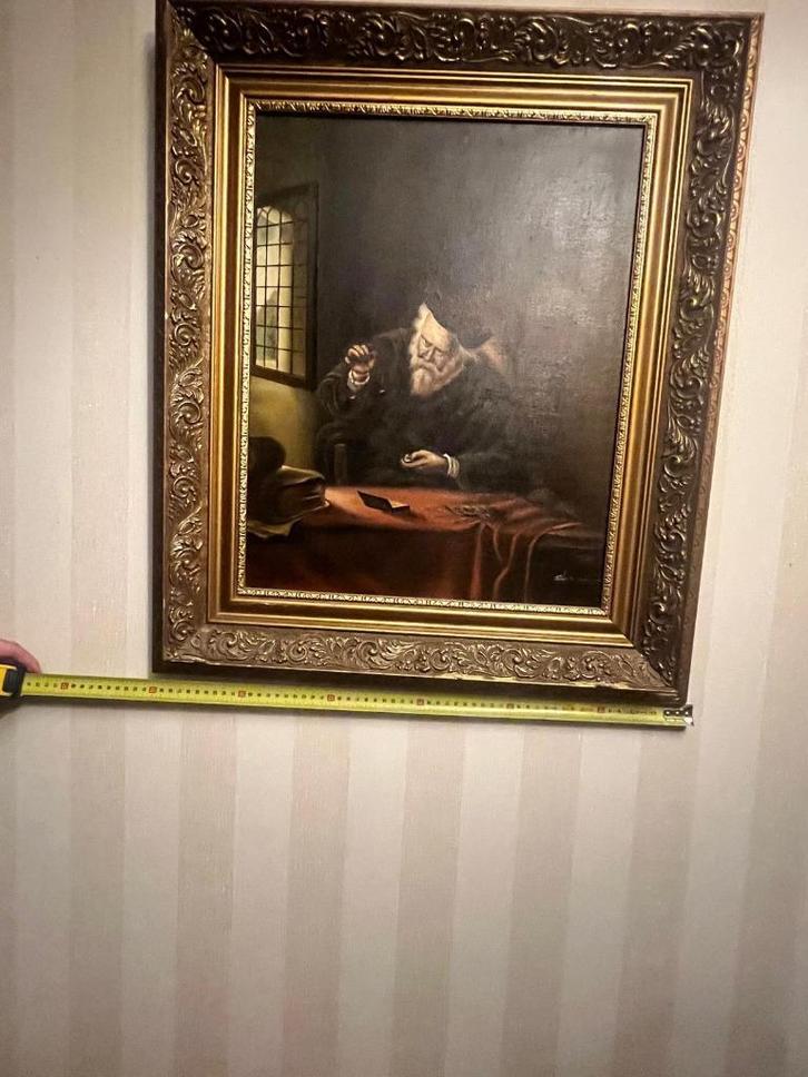 Schilderij de Goudweger, Antiek en Kunst, Kunst | Schilderijen | Klassiek, Ophalen