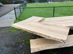 wastafelblad eiken  boomstam wastafelblad wc plank op maat, Huis en Inrichting, Ophalen, Nieuw, 25 tot 50 cm, Minder dan 100 cm