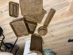 Rieten Manden & Placemats Set, Gebruikt, Mand, Ophalen of Verzenden, Riet