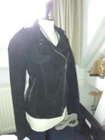 nieuwstaat suede jas M-38/40, Ophalen of Verzenden, Nieuw, Maat 38/40 (M), Zwart
