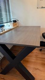 Albeka tafel antraciet 160x80, Huis en Inrichting, Tafels | Eettafels, Ophalen, 50 tot 100 cm, Zo goed als nieuw, 150 tot 200 cm