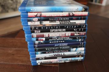 16 Blu-rays (actie/thriller/komedie) beschikbaar voor biedingen