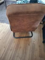 Bruine Fauteuil zgan !!, Huis en Inrichting, Fauteuils, Ophalen of Verzenden, Zo goed als nieuw, Metaal, Vintage