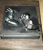 PS4 Slim 1TB + 2 Controllers, Spelcomputers en Games, Spelcomputers | Sony PlayStation 4, Gebruikt, Met 2 controllers, Ophalen of Verzenden