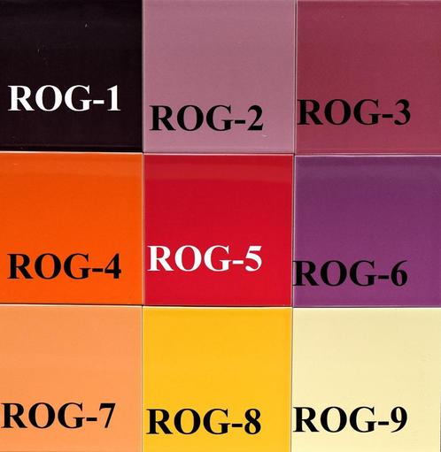 wand tegels 15x15, oranje-rood-paars-geel, €1,25, oa mozaïek, Hobby en Vrije tijd, Knutselen, Nieuw, Materiaal, Ophalen of Verzenden