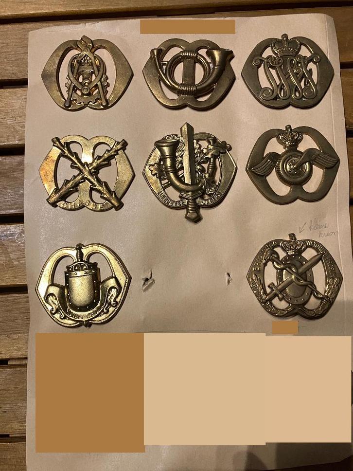 Militaire baretemblemen, Verzamelen, Militaria | Algemeen, Landmacht, Embleem of Badge, Nederland, Ophalen of Verzenden
